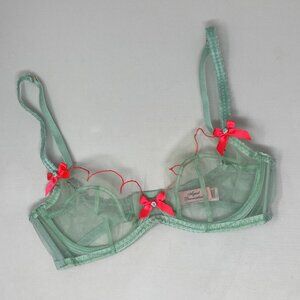 Agent Provocateur Lorna Mint Pink Bra 32D